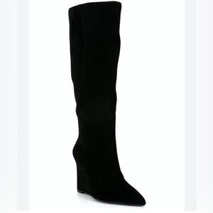 Gianni Bini Elegant Black Knee-High Women's Boots size 6.5M (G)